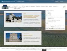 Tablet Screenshot of masseriabernardini.com